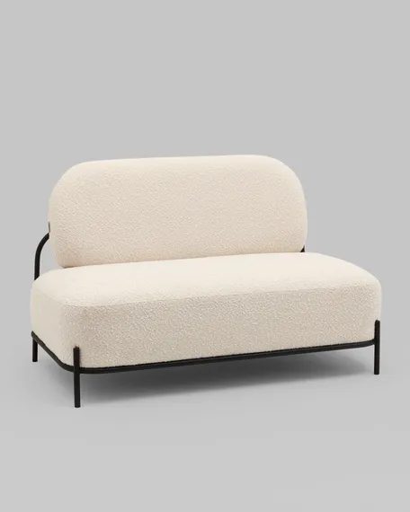 Диван Midnight молочное букле