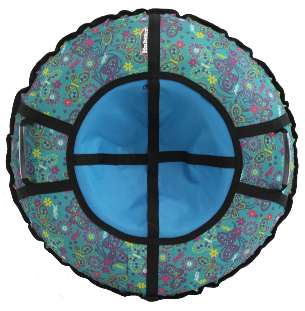 Тюбинг Hubster Фьюжн Бабочки бирюзовые, хайп бирюзовый