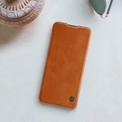 Кожаный чехол-книжка Nillkin Leather Qin для OnePlus 9 China версия