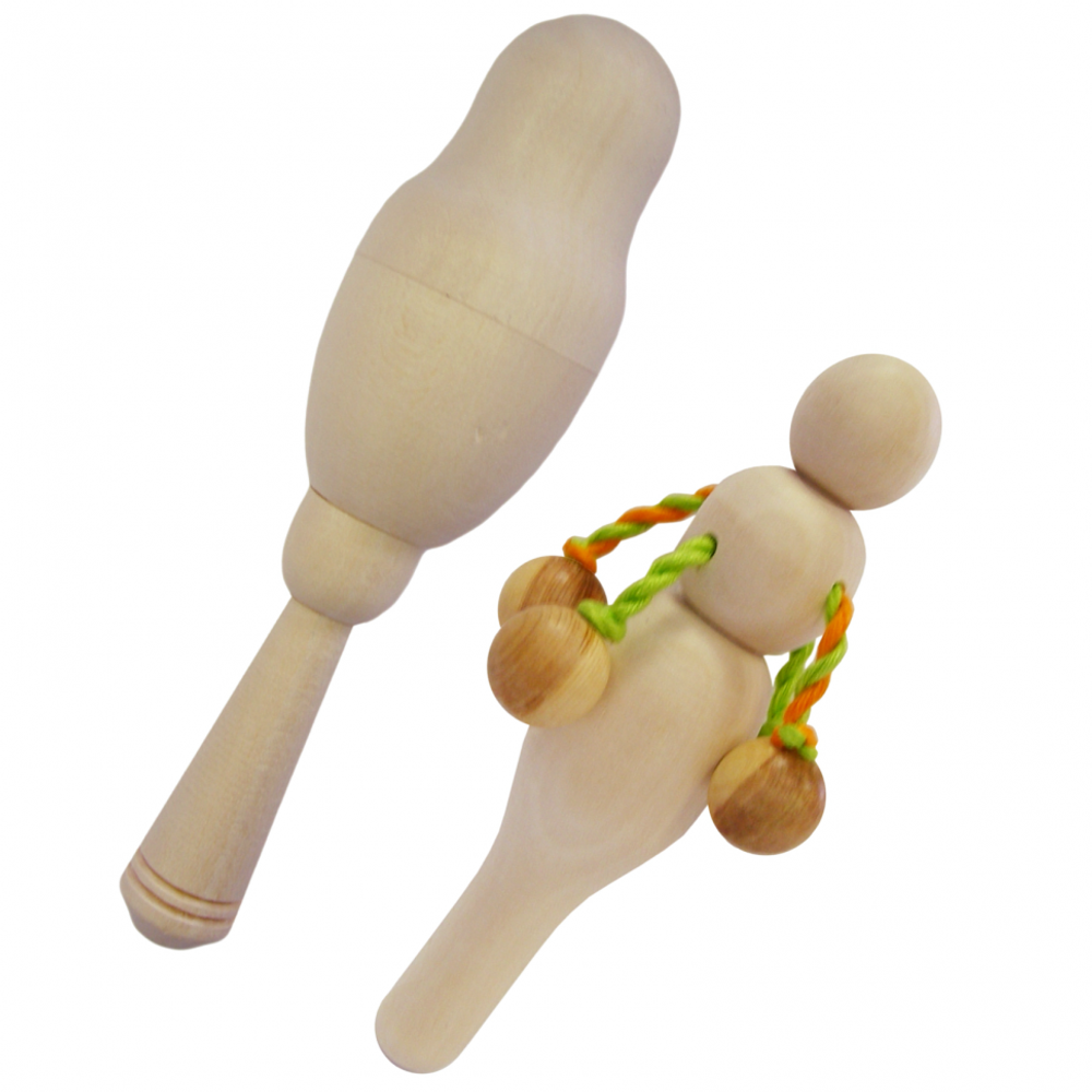 Набор погремушек Неокрашенный в подарочной коробке Вальда