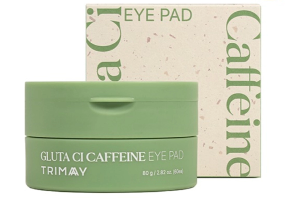 Trimay Увлажняющие и осветляющие пэды для кожи вокруг глаз Gluta Ci Caffeine Eye Pad, 60 шт