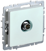 BRITE Розетка TV оконечная РТВ11-0-БрЖ жемчуг IEK