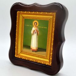 Тимофей Мавританский священномученик диакон. Икона на холсте.