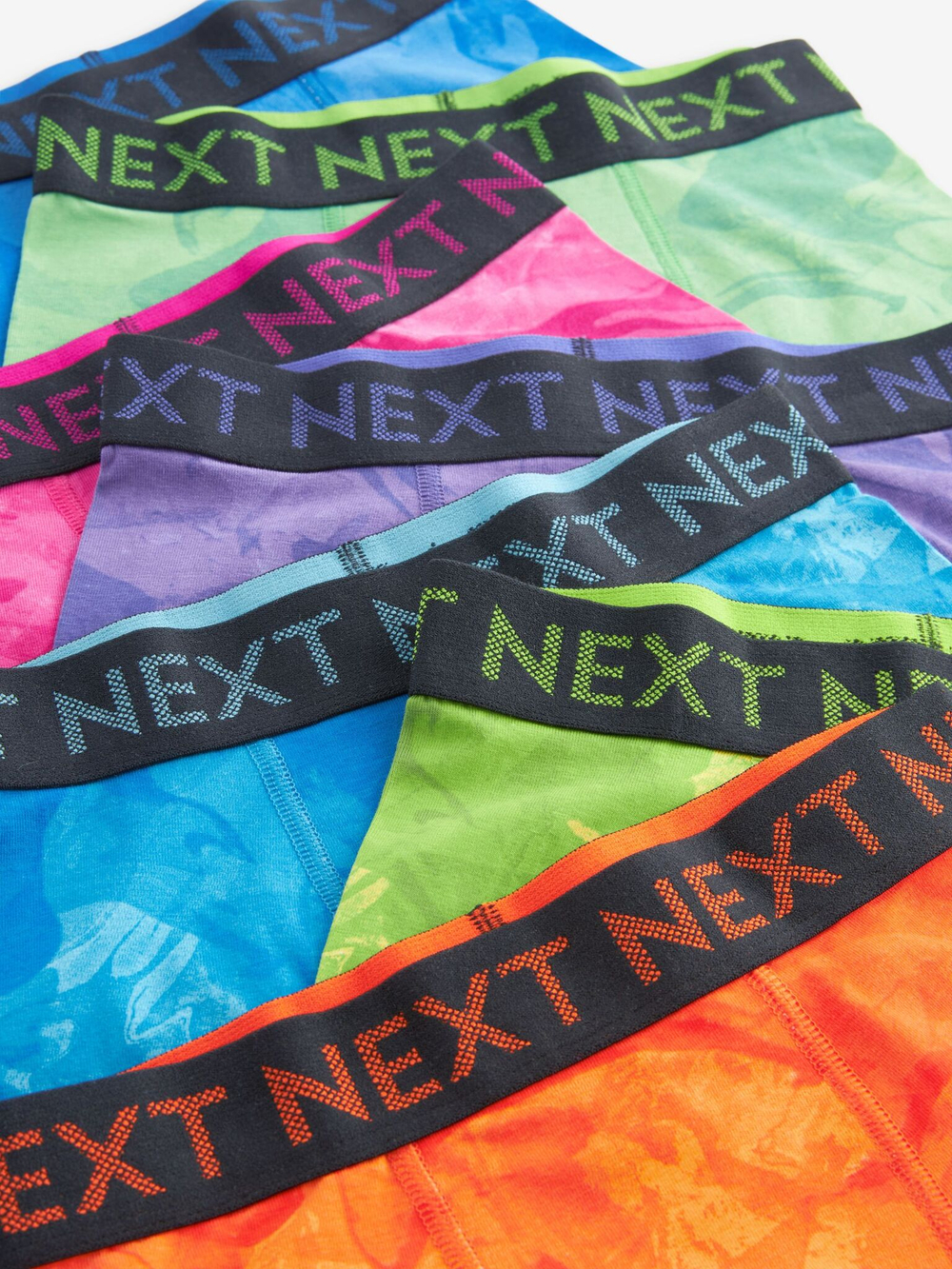 Трусы для мальчика Next 430-395, 7 шт., Голубой, Оранжевый, Салатовый