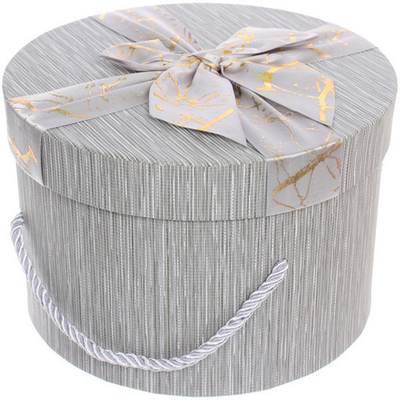 Коробка подарочная «Теплые чувства» 19*19*13 см, серый