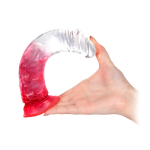 Фаллоимитатор реалистичный на присоске светло-розовый 18 см