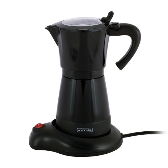 Кофеварка гейзерная электрическая 300 мл. (6 порций) Kamille КМ-2600