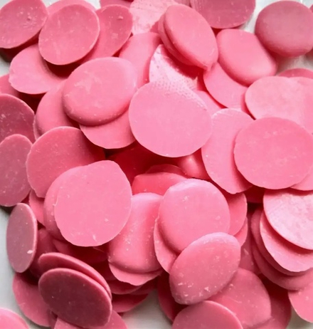 Глазурь цветная со вкусом Клубники со сливками, Шокомилк