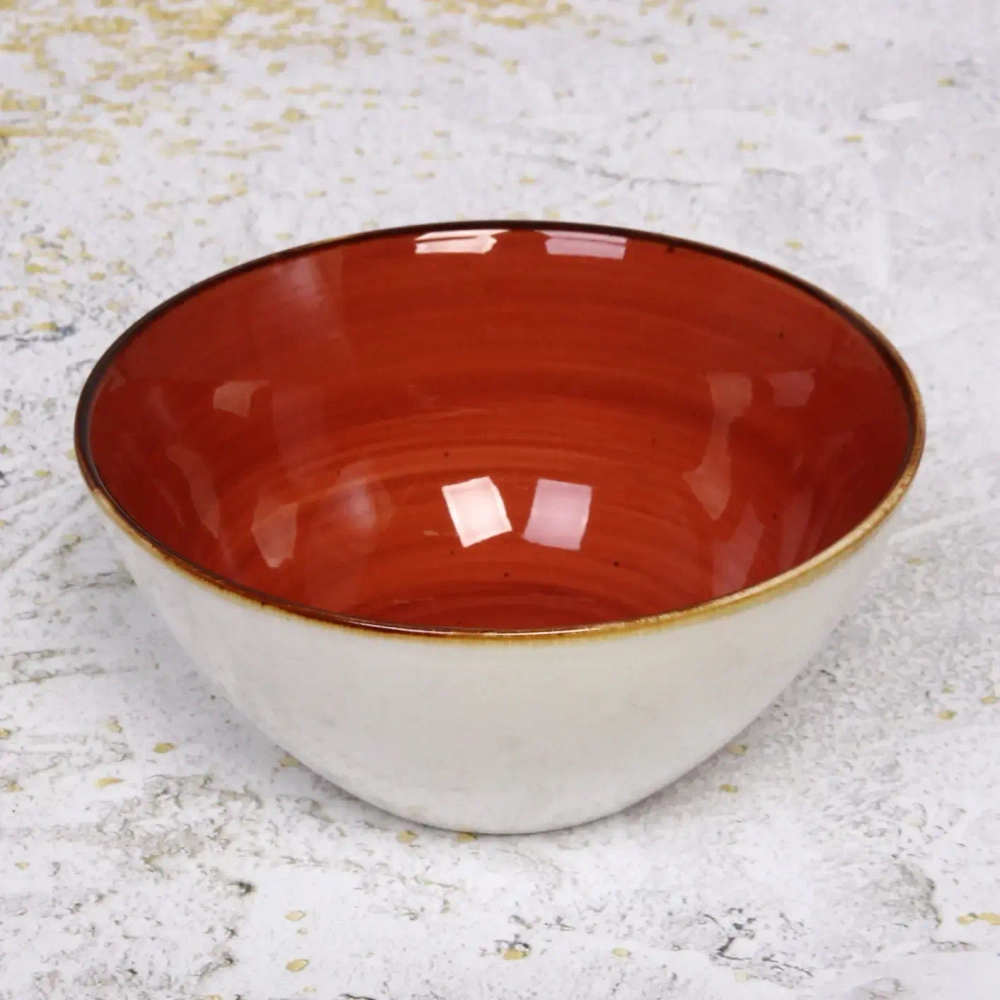 Салатник керамический «Corsica orange» 15,5*7см