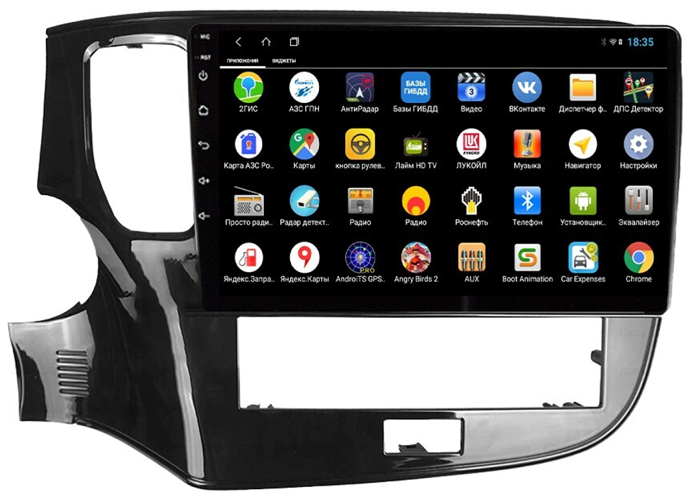 Магнитола Mitsubishi Outlander 3 2020-2022 - Parafar PF229XHD на Android 13, 8-ядер, 4Гб+64Гб, CarPlay, 4G SIM-слот