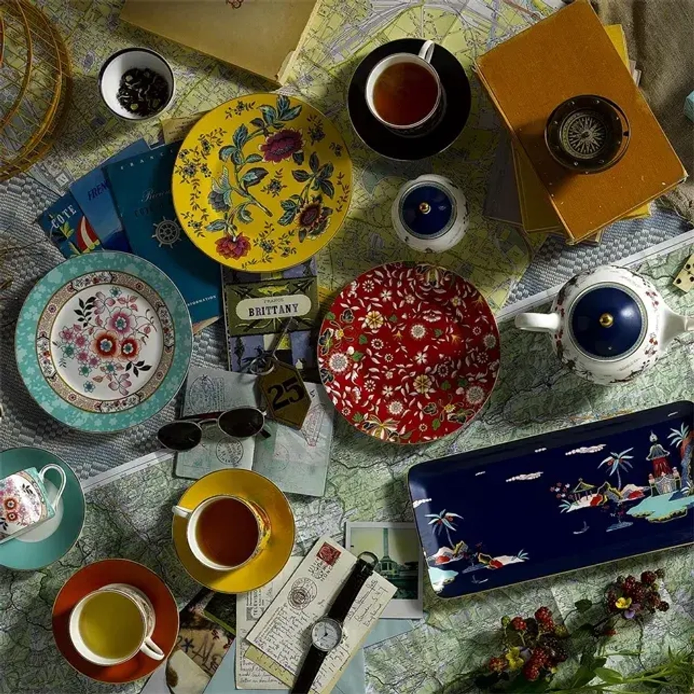 Wedgwood Набор из 4 тарелок для завтрака Wonderlust 20 см