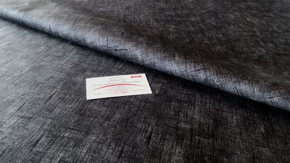 Велюр Штрих 11 темно-серый