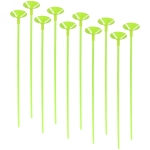 Набор палочек для шариков воздушных с держателем, 42 см (10 шт), салатовый