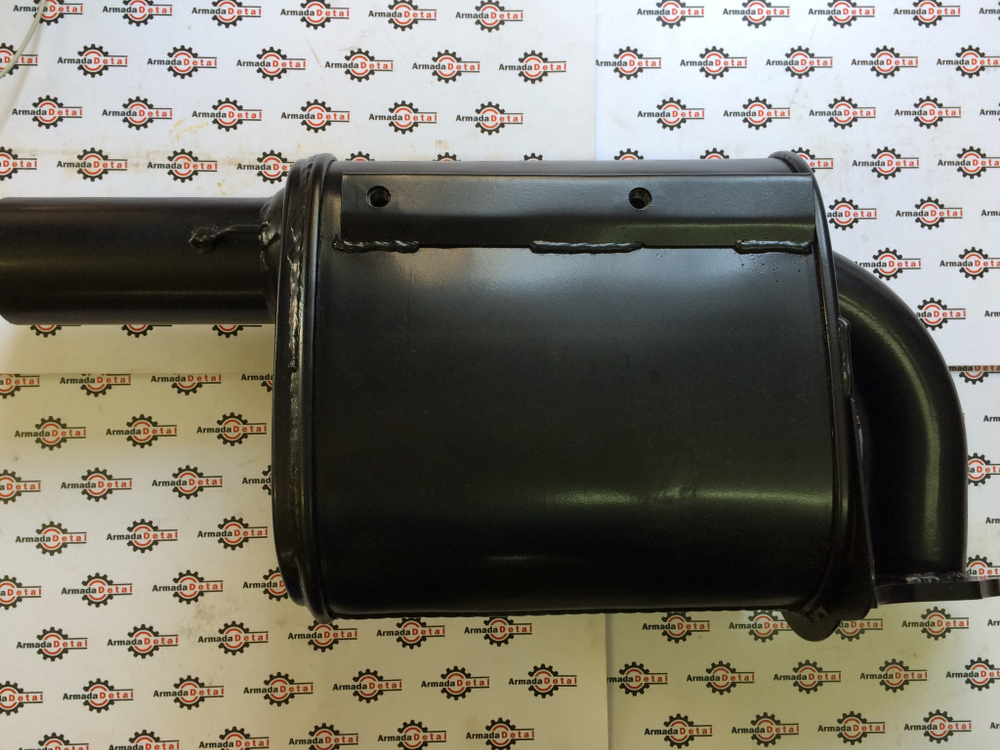 Глушитель резонатор двигателя (треугольный вход) | 331/52383, 331/50774 | Ayex