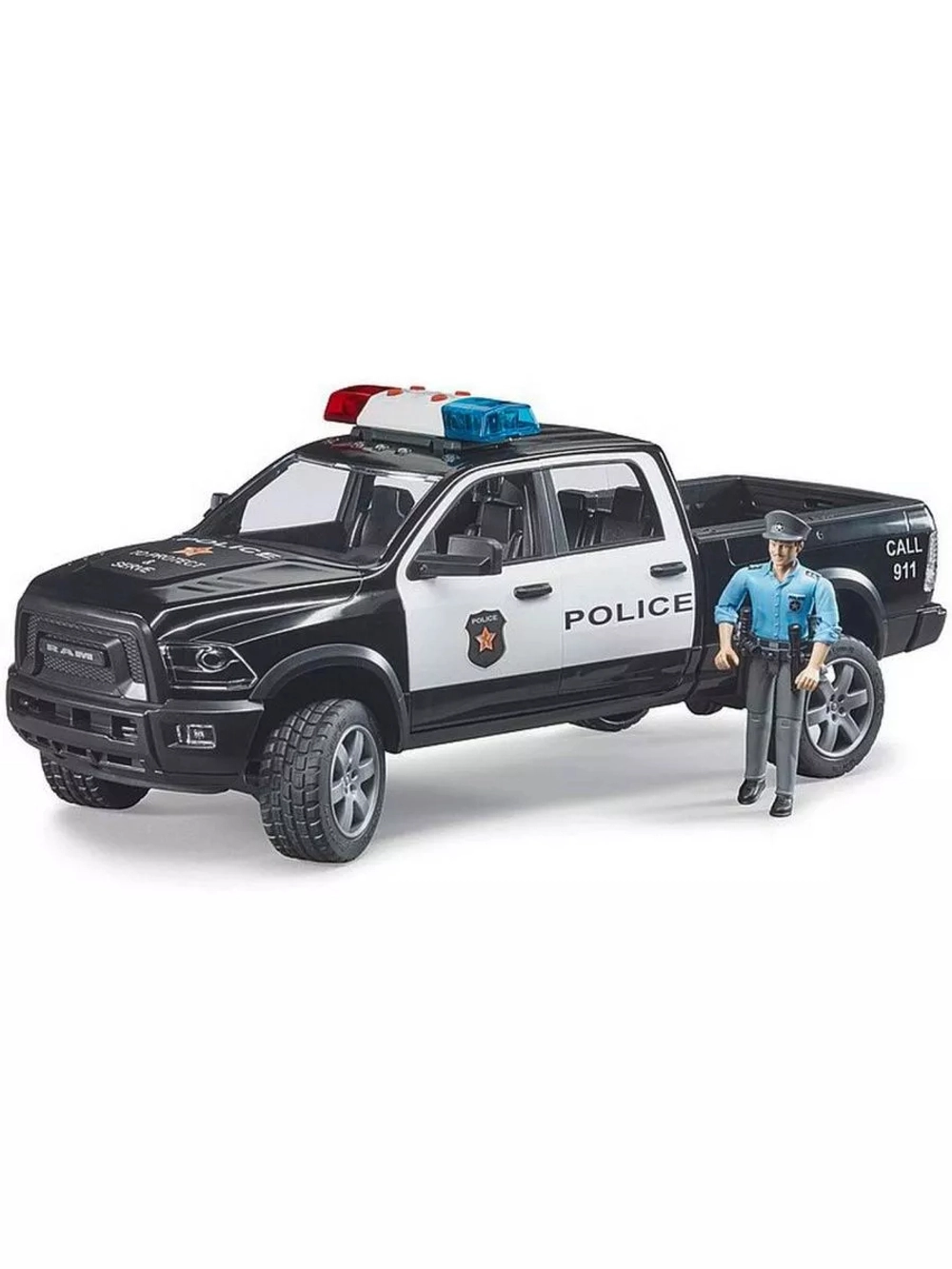 Полицейский пикап RAM 2500 с фигуркой Bruder 02505