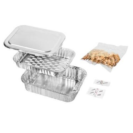 Коптильня однораз.Boyscout 20х15см щепа ольх.,соль,чер.перец