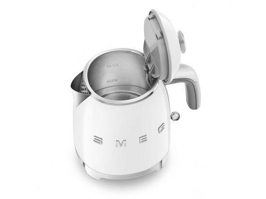 Мини-чайник электрический, объем 0,8 л, Белый Smeg KLF05WHEU