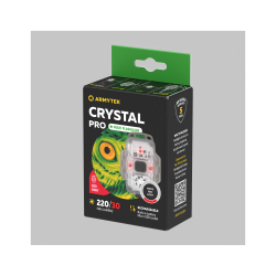 Мультифонарь Armytek Crystal Pro Yellow — прочный корпус с защитой IP67, устойчивость к падениям и погодным условиям