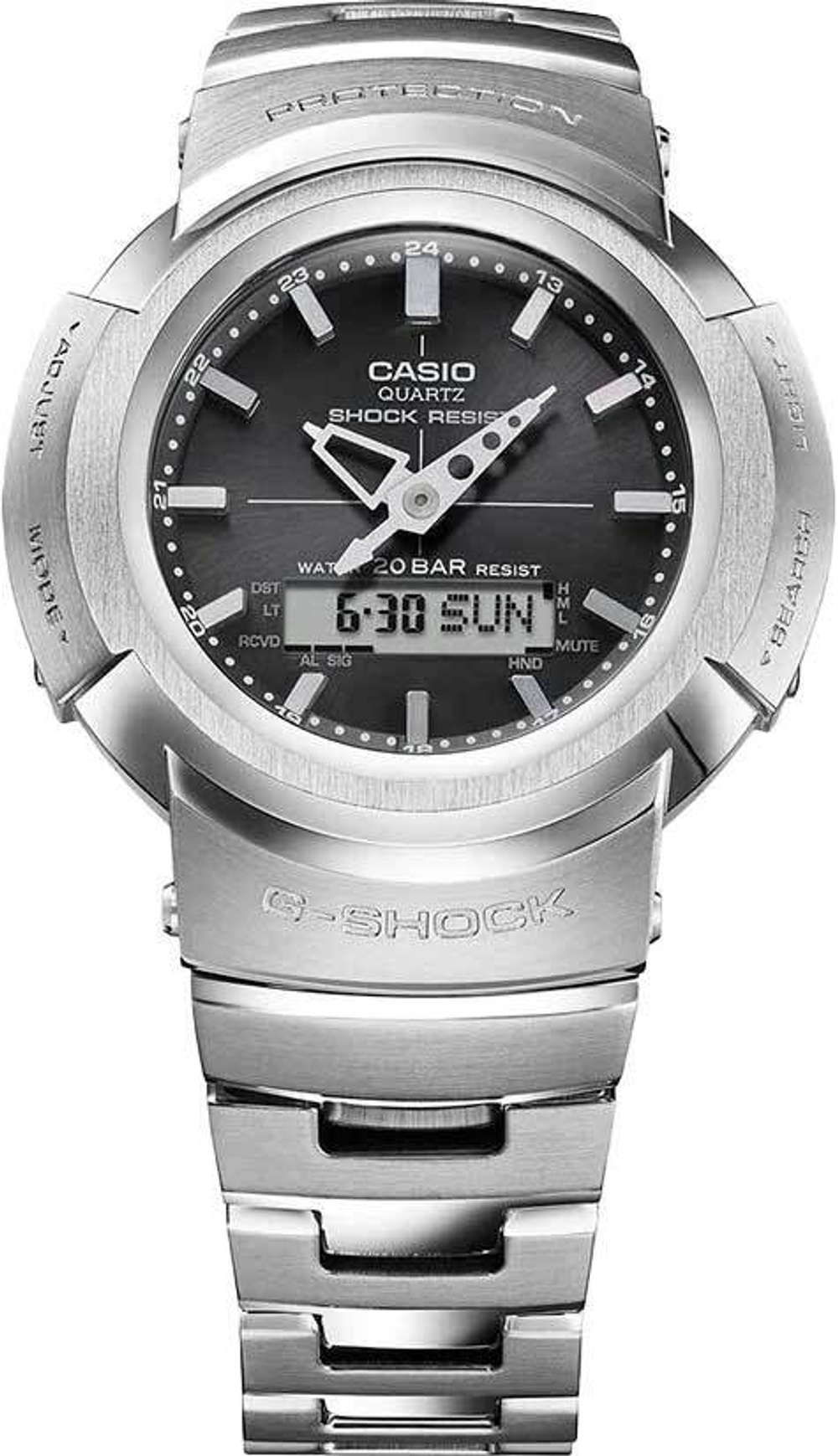 Японские наручные часы Casio G-SHOCK AWM-500D-1A с хронографом