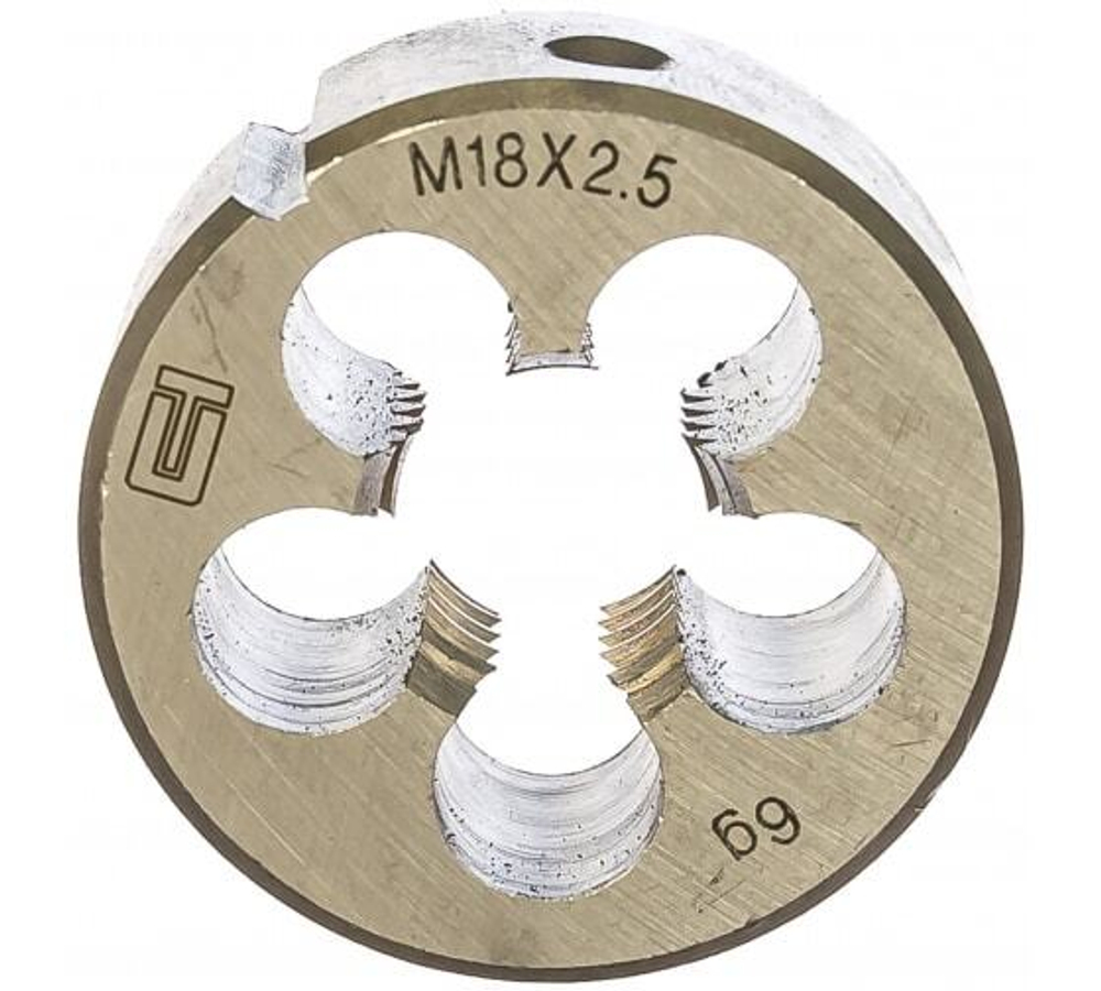 ПЛАШКА СИБРТЕХ М18Х2,5ММ 77052