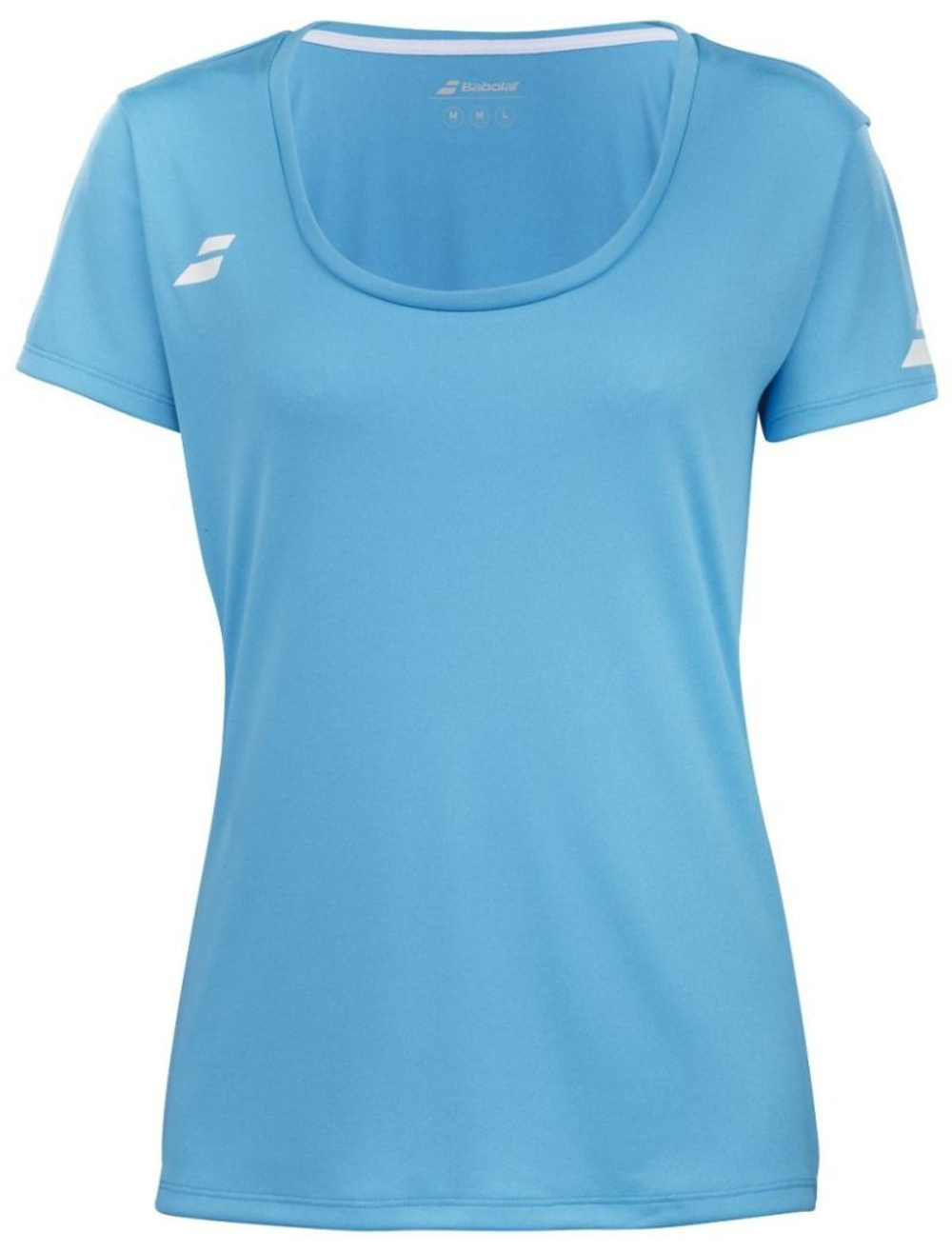 Футболка для девочки теннисная Babolat Play Cap Sleeve Top Girl - Бирюзовый