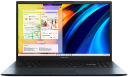 Ноутбук ASUS Vivobook Pro 15 M6500QC-HN058 Ryzen 5-5600H/16G/512Gb SSD/15,6" FHD(1920x1080)/RTX 3050 4G/No OS Синий, 90NB0YN1-M004T0