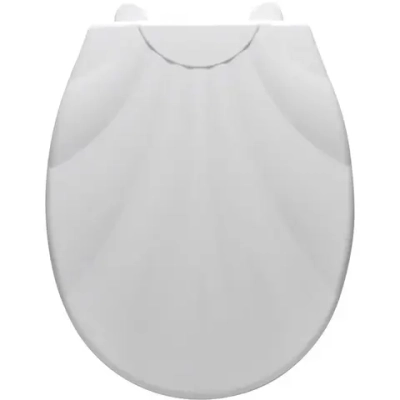 Сиденье жесткое Ракушка бел.