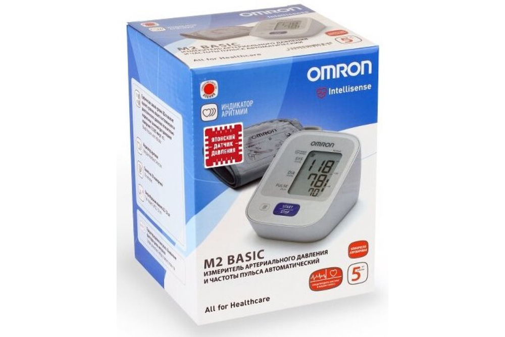 Тонометр Omron M2 Basic HEM 7121-RU