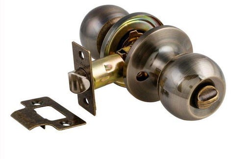 Защелка-Комплект  S-Locked 6072-03  AB круглая фиксатор БРОНЗА /115222