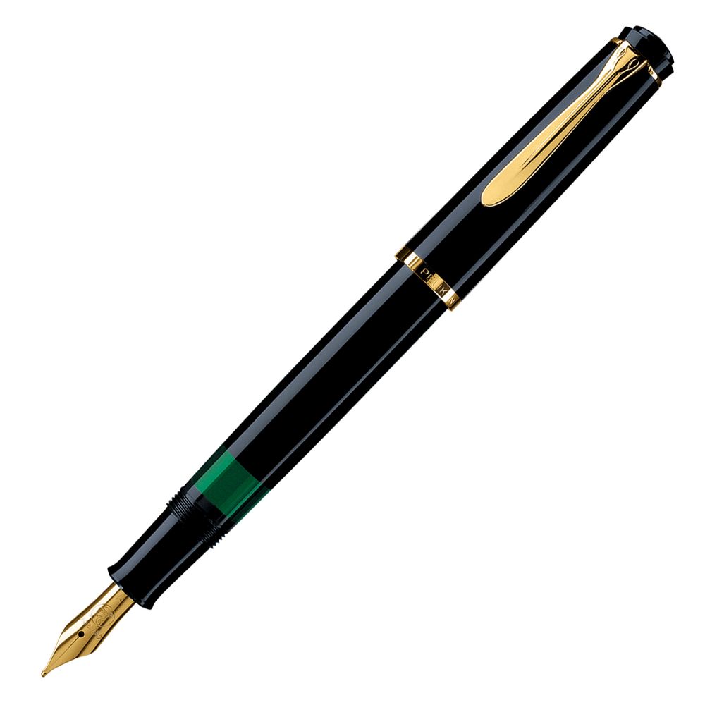 Перьевая ручка Pelikan Elegance Classic M200 черный GT перо M (994004)