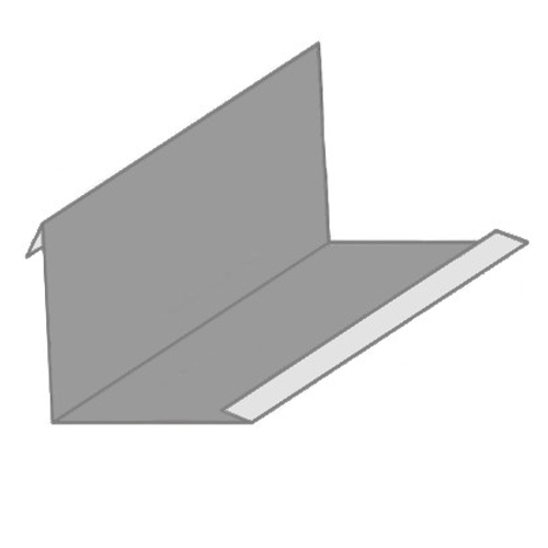 Планка примыкания угловая S4 Pe Ral 8017