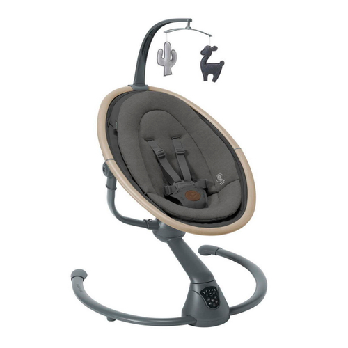 Maxi-Cosi Шезлонг-качалка CASSIA SWG Beyond Graphite ECO/графитовый