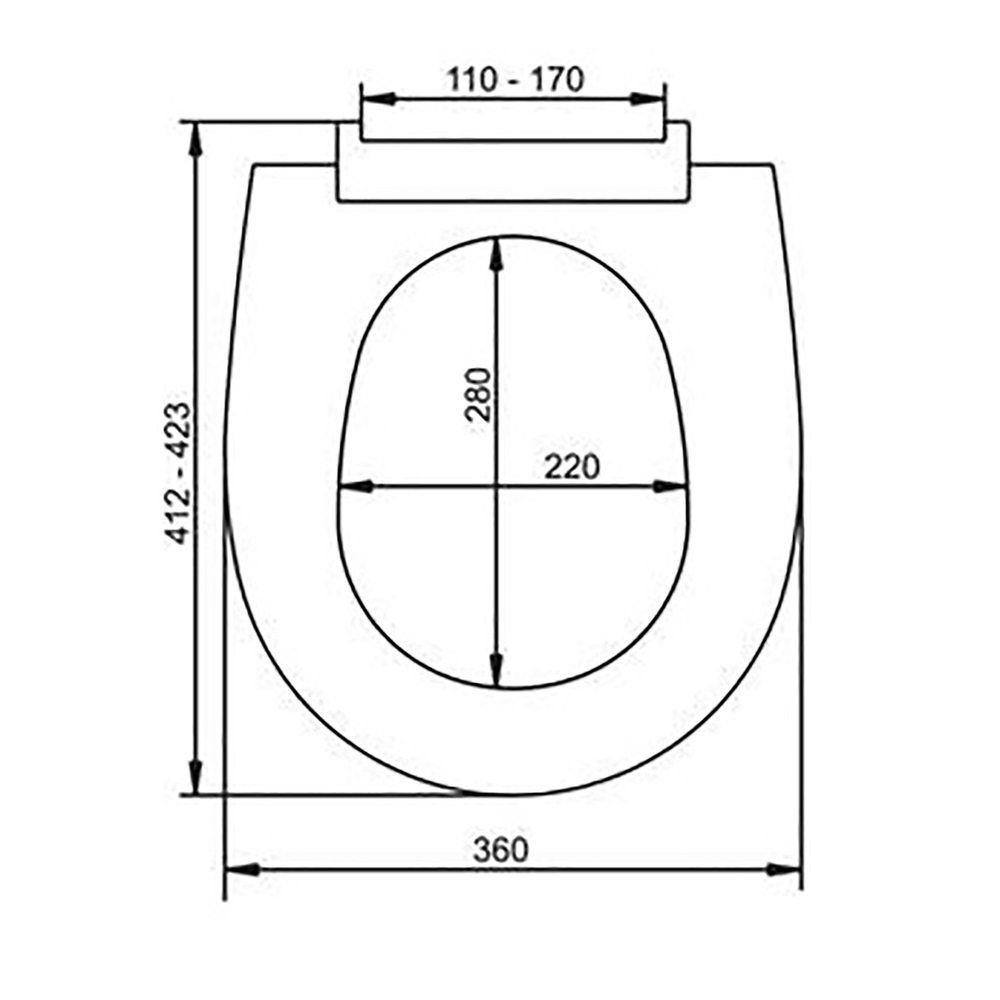 Сиденье для унитаза "Премьер-Люкс" м/лифт белое (Rosa)