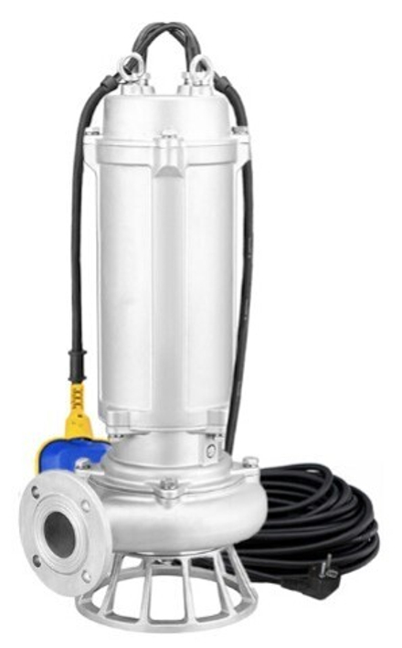 Насос погружной из нержавеющей стали марки AISI 304 для агрессивных, загрязненных и сточных жидкостей, бренд "Vodotok" модель 80WQD51-8-2.2-SV