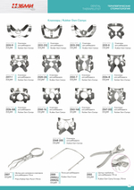 Набор для коффердам (раббердам) 200 ЮП (щипцы для наложения, пробойник, рамка, кламмеры 13шт.)