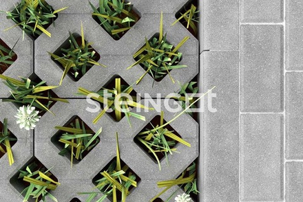 Газонная решетка Steingot Серый толщина 100 мм