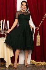 Платье Эйрена (черно-зеленое) П14720-6М LT Collection