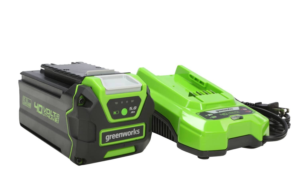 Аккумулятор GREENWORKS G40B5 40V,5Ач,LED индикатор (2927207)