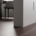 Плинтус Luxury Wood Decor скрытый МДФ Вставка в скрытый плинтус грунт 100мм