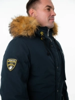 Куртка зимняя удлиненная с капюшоном