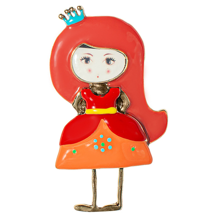 Брошь Shadore Принцесса XZ2298.9 R/G