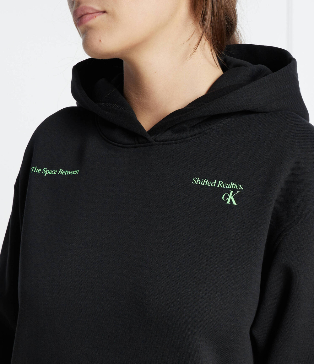 Худи BACK HYPER REAL CALVIN KLEIN JEANS - черный(J20J222225)