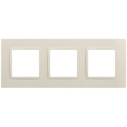 Рамка для розеток и выключателей ЭРА Elegance 14-5013-02 Classic, на 3 поста, слоновая кость