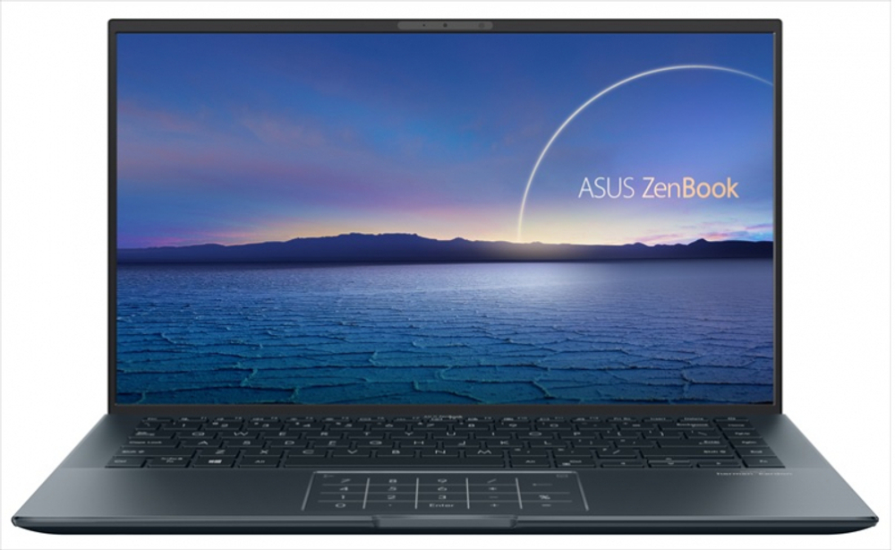 Ноутбук Asus Zenbook 14 UX435EAL-KC054T (90NB0S91-M01460) Pine Grey Core i5-1135G7/8Gb/512G SSD/14" FHD IPS AG/Iris Xe Graphics/WiFi/BT/NumberPad/Win10