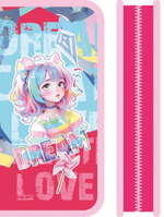 Пенал 1 секц. средний 190/90 "Анимемания 2025" (Пчелка)