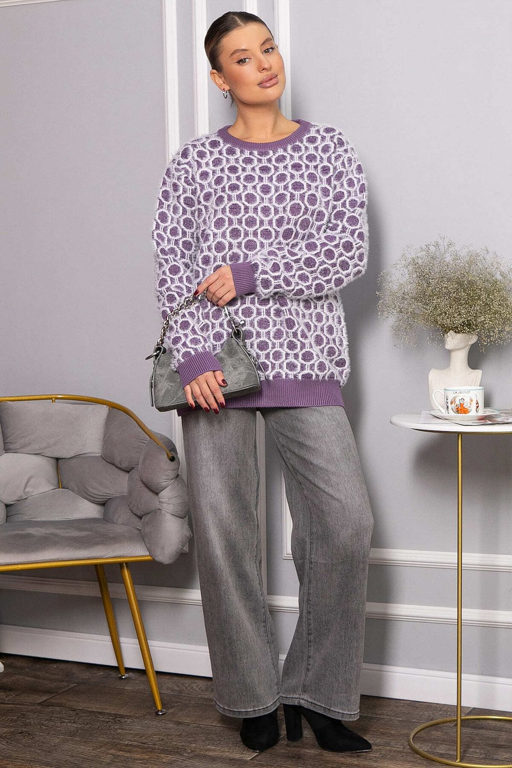 Джемпер Ари (сиреневый) Б14429-20М LT Collection