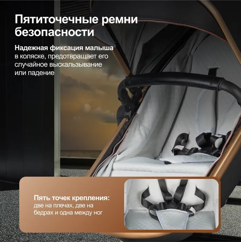 Коляска трансформер Aimile Adventurer черный