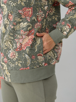 Костюм с брюками КБ-184/фисташка-мифическиецветы