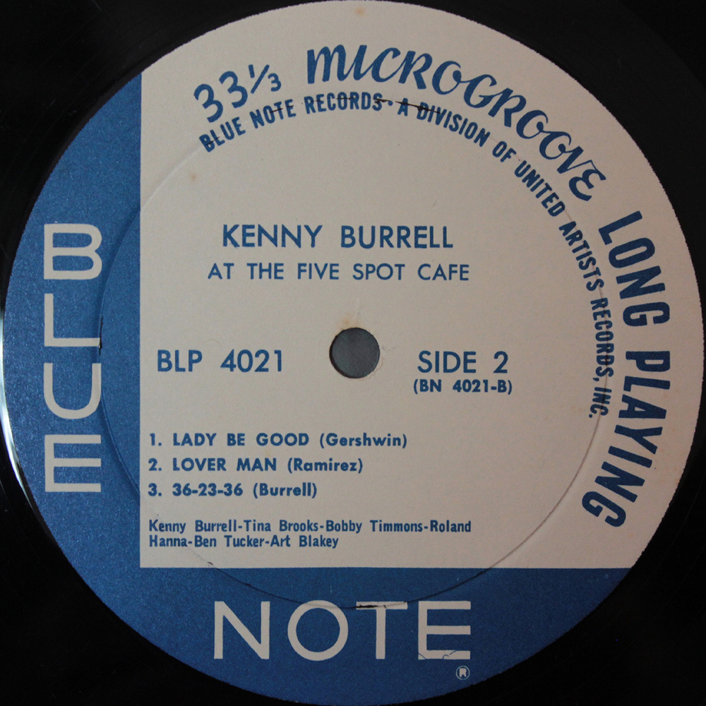 Kenny Burrell With Art Blakey / On View At The Five Spot Cafe (LP)