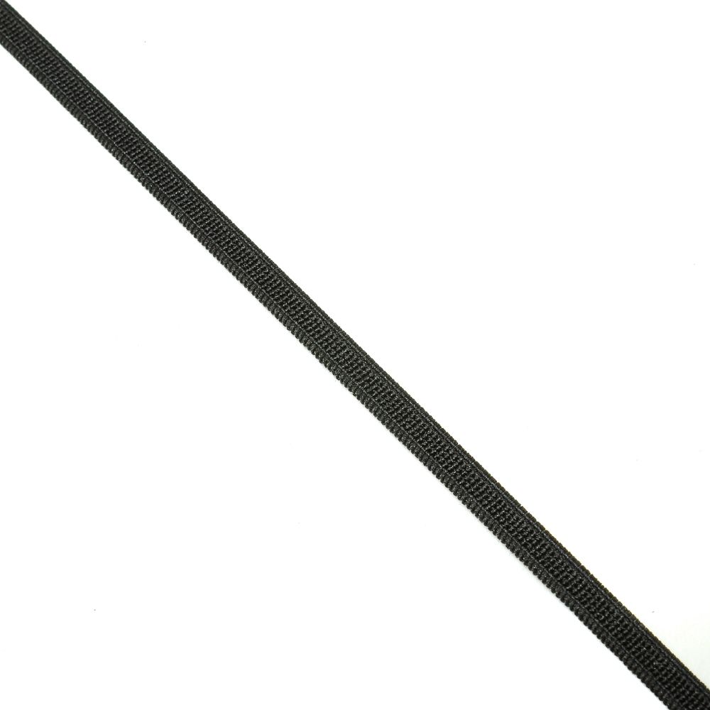Резинка башмачная 6мм, черный